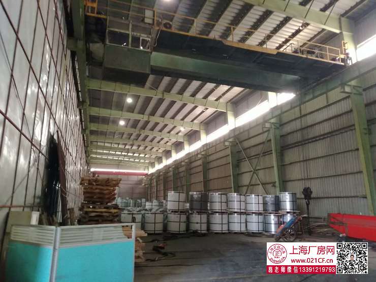 G1764  寶山楊行工業(yè)區(qū) 一房東 帶行車1300平單層廠房倉庫出租 近地鐵