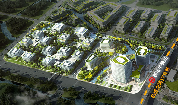 G2760 上海漕河涇趙巷科技綠洲 地鐵17號線嘉松中路站出口 青浦趙巷市西軟件信息園核心區(qū) 辦公研發(fā)樓廠房出租