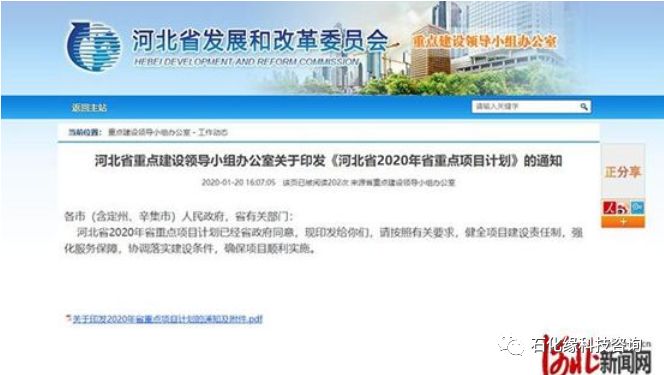 總投資近2萬億！2020年河北省重點(diǎn)項(xiàng)目計(jì)劃發(fā)布共536個(gè)項(xiàng)目！