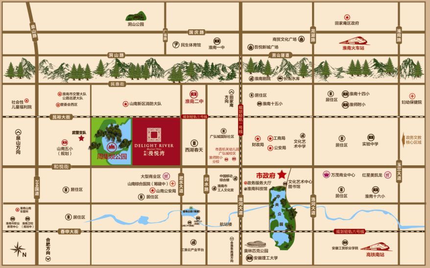 淮南C位出道！淮南山南二中旁進(jìn)駐大牌房企！項目效果圖曝光預(yù)計住宅總戶數(shù)約1500戶進(jìn)來了解一下！