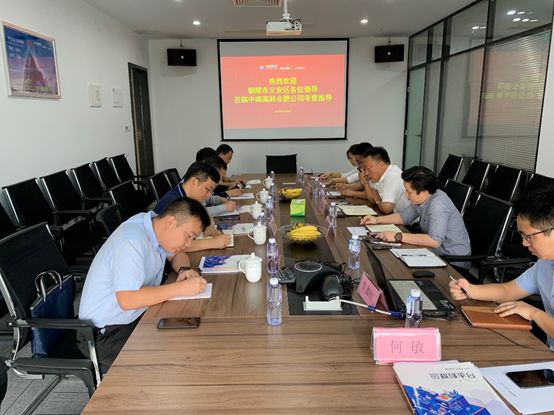 銅陵市義安區(qū)政府考察團蒞臨中南高科合肥公司參觀考察